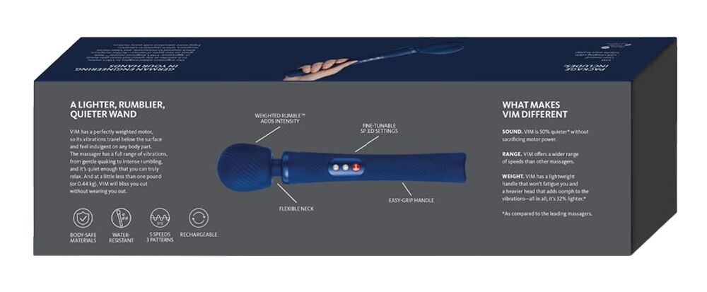 Massagestab „VIM“ mit Tiefen-Vibration in 8 Modi