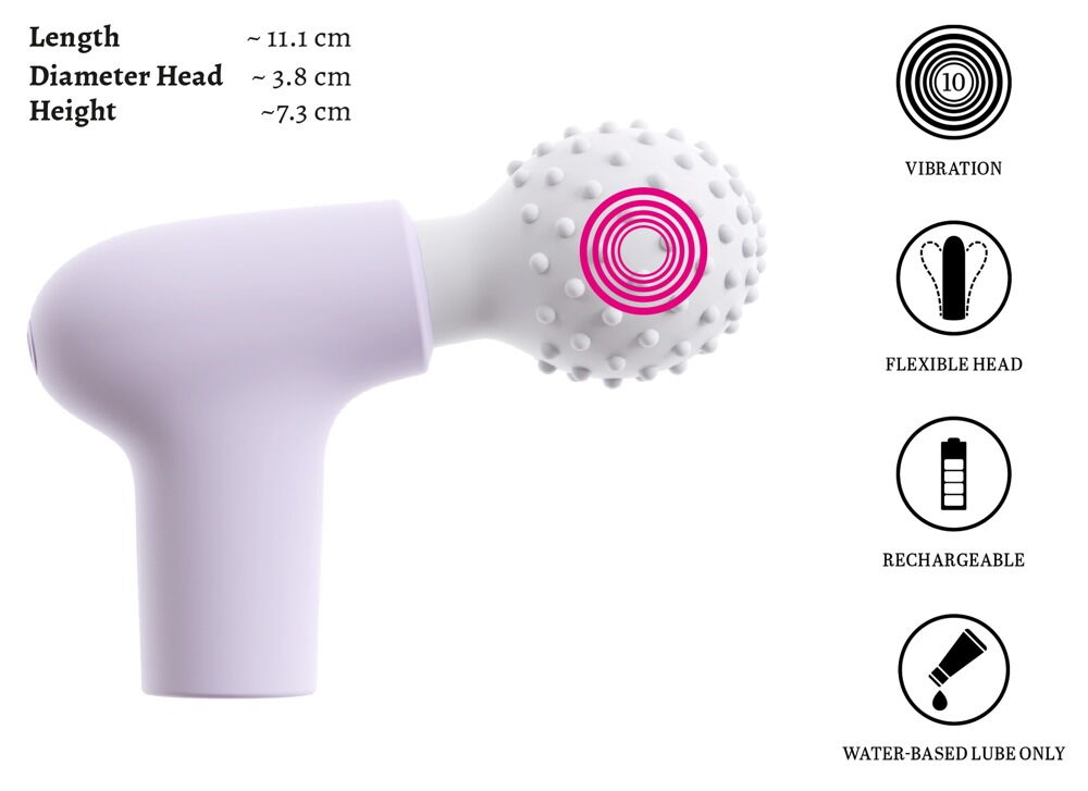 Minivibrator „RIONEX“ im Massagepistolen-Style