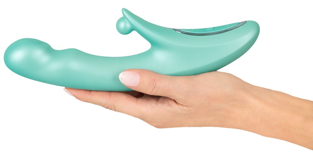 Rabbitvibrator „be Warming“ mit pulsierender Stoßfunktion