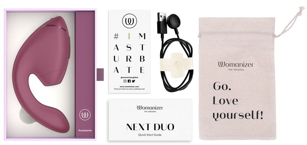 Pulsator „Womanizer Next Duo“ mit G-Punkt-Vibrator