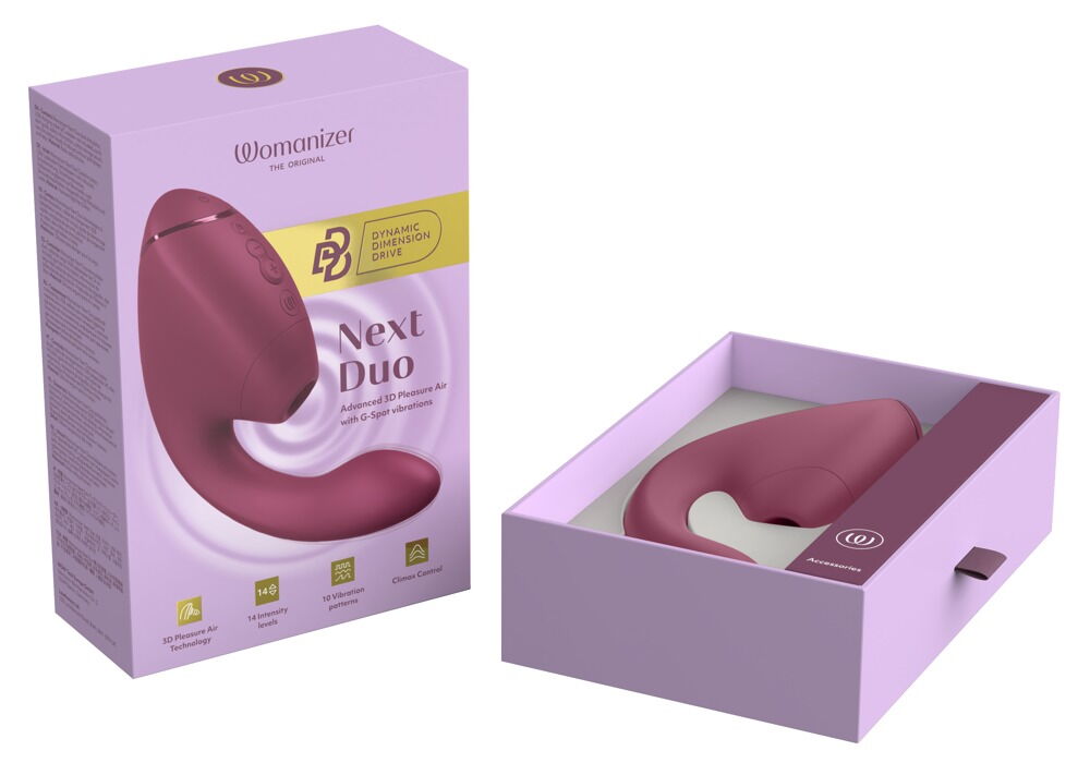 Pulsator „Womanizer Next Duo“ mit G-Punkt-Vibrator