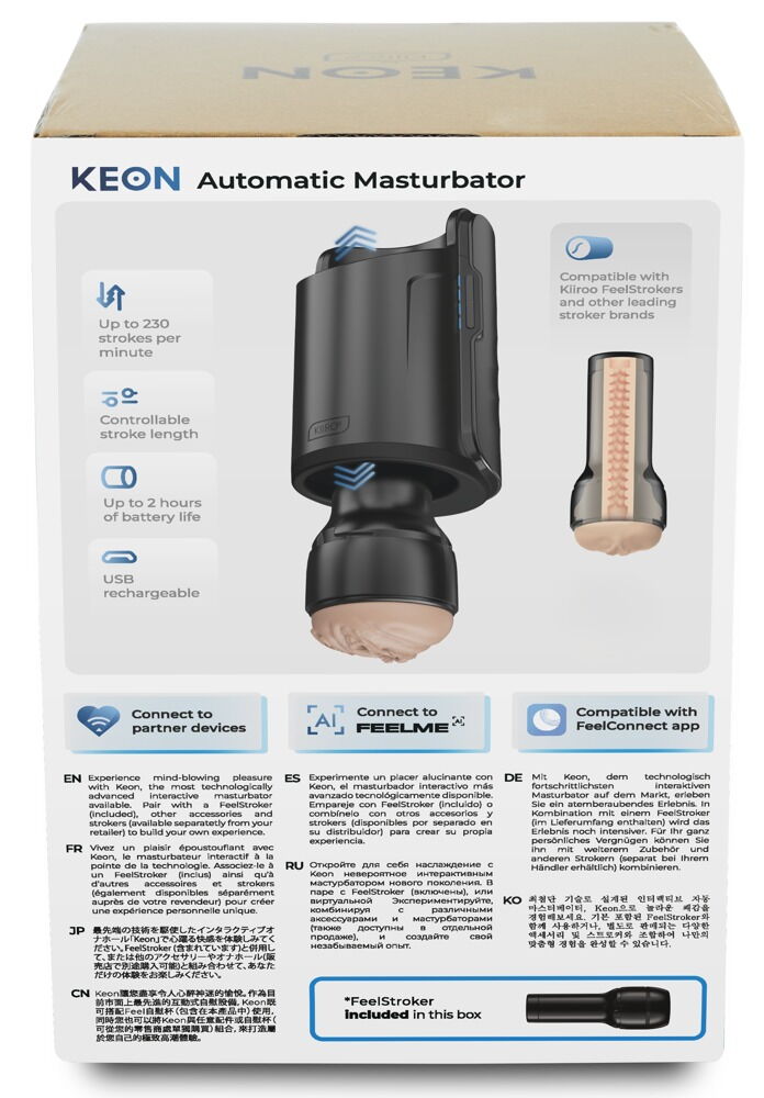 Masturbator „Keon WiFi Combo Set“ per App steuerbar