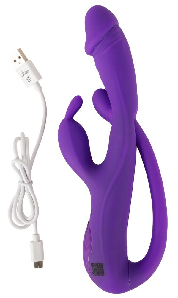 Rabbitvibrator mit G-Punkt/Anal-Stimulator