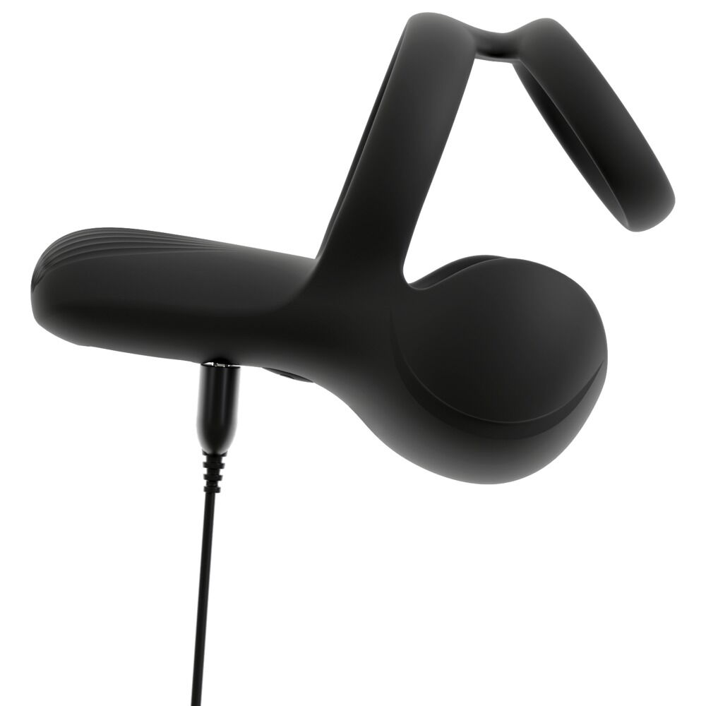 Hodenvibrator mit vibrierendem Damm-Stimulator