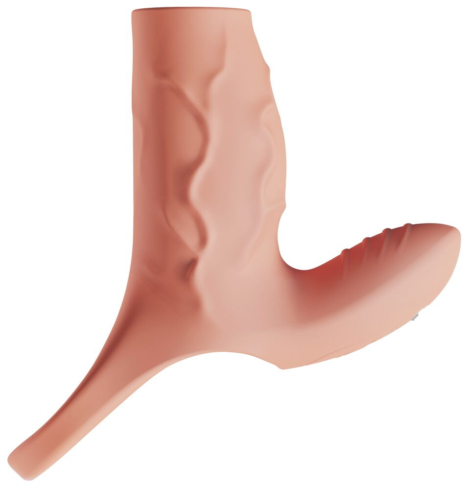 Penismanschette „RealSleeve Clit“ mit 2 Motoren