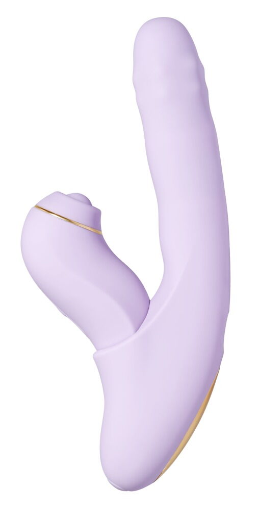 Stoßvibrator „DuoGlow“ mit Pulsator-Stimulator