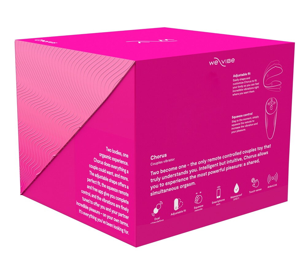 Paarvibrator „Chorus“ mit Squeeze-Fernbedienung