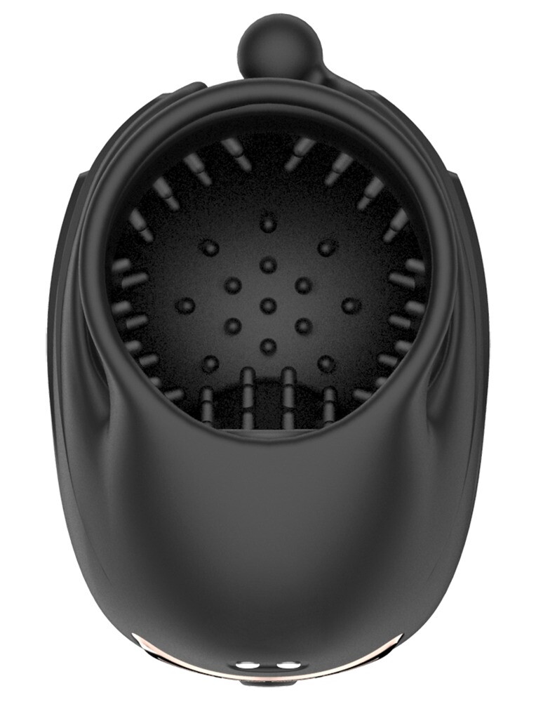 Masturbator mit Vibration und beweglichem Eichel-Stimulator
