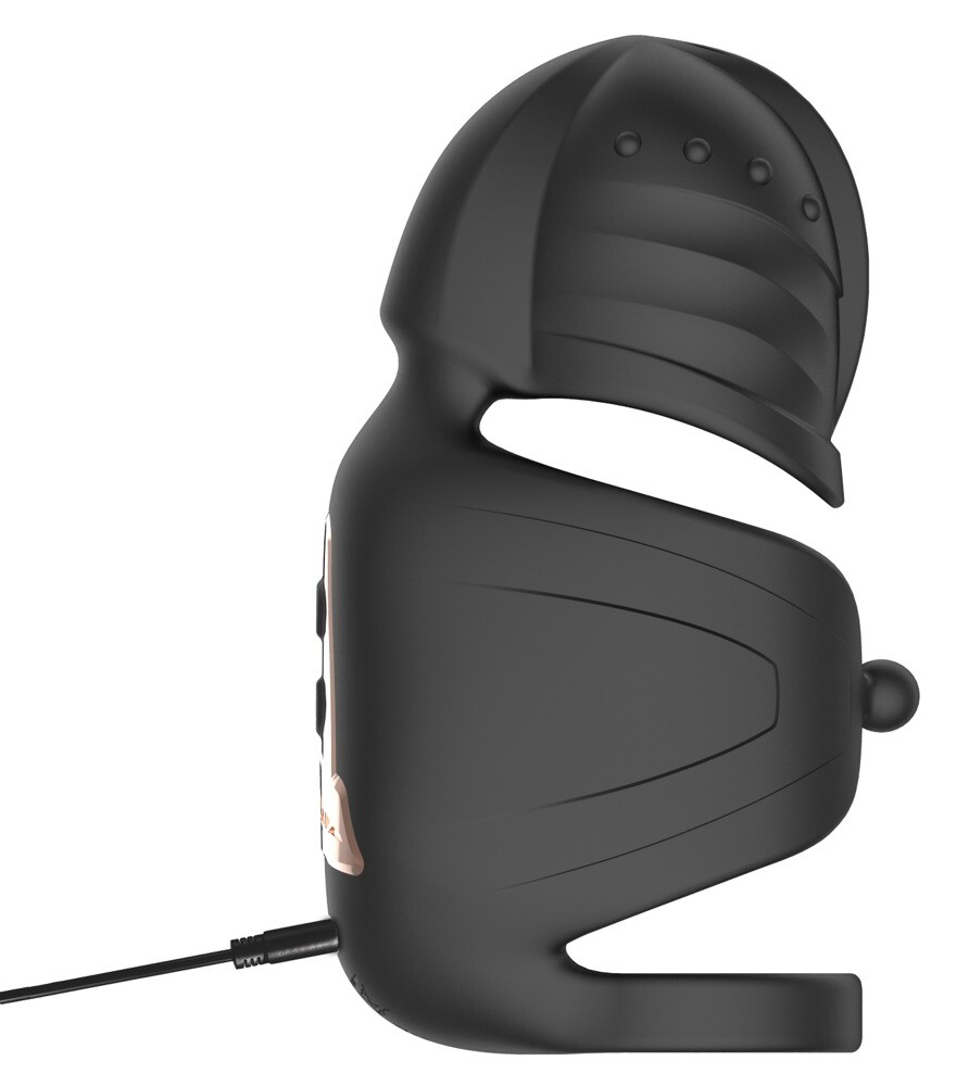 Masturbator mit Vibration und beweglichem Eichel-Stimulator