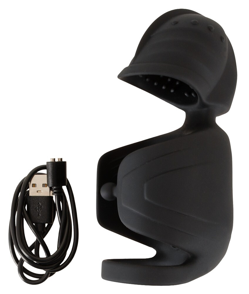 Masturbator mit Vibration und beweglichem Eichel-Stimulator