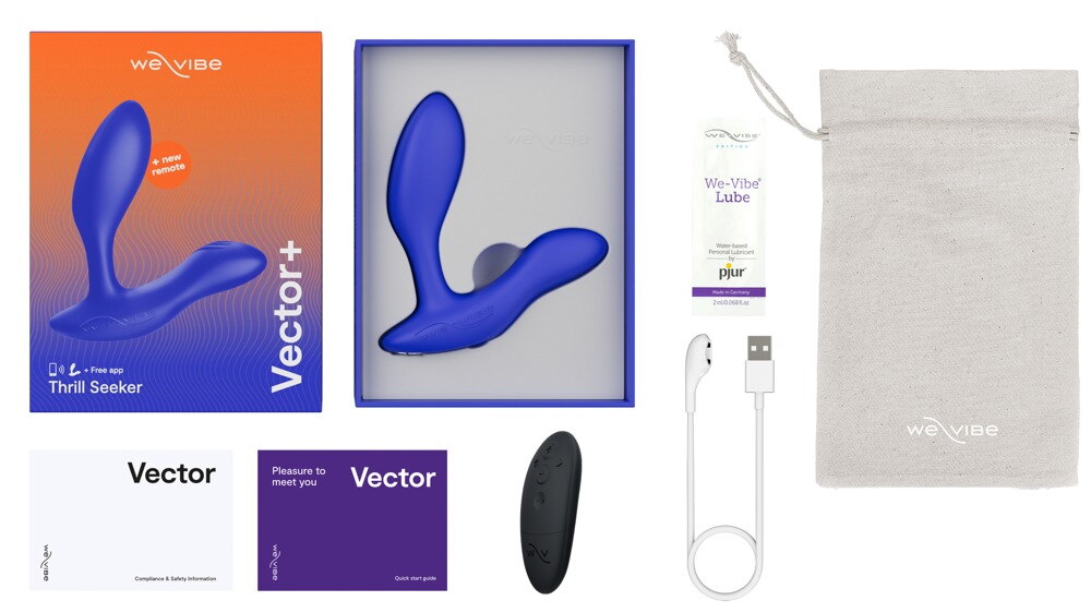 Analvibrator „Vector+“ mit Fernbedienung