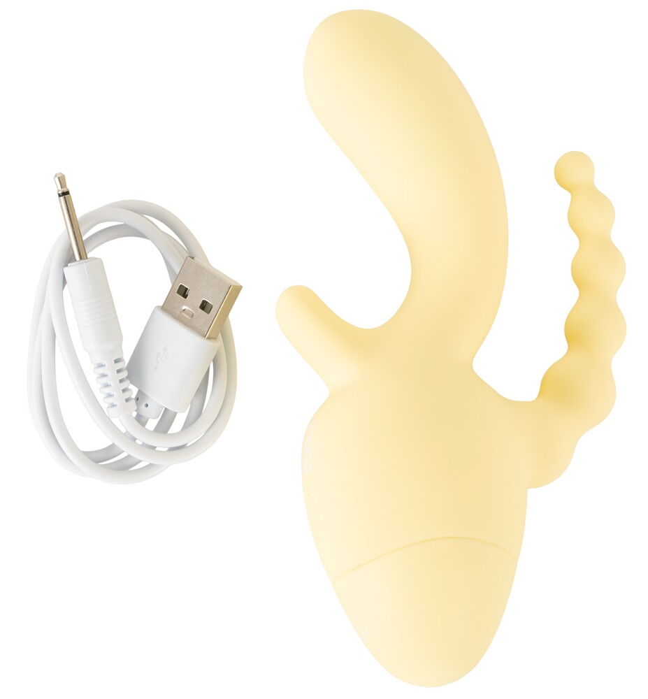 Minivibrator mit Klitoris- & Anus-Stimulator