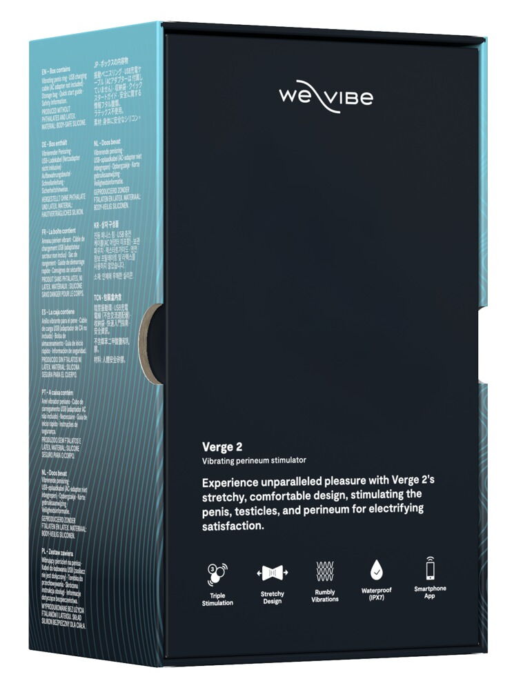 Vibro-Penisring „Verge 2“ mit Perineum-Stimulator
