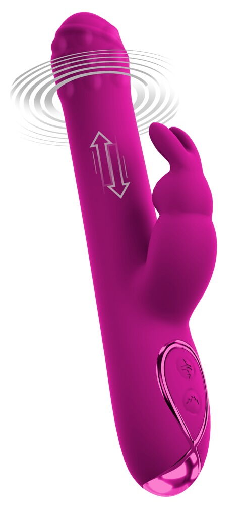 Rabbitvibrator mit Stoßfunktion