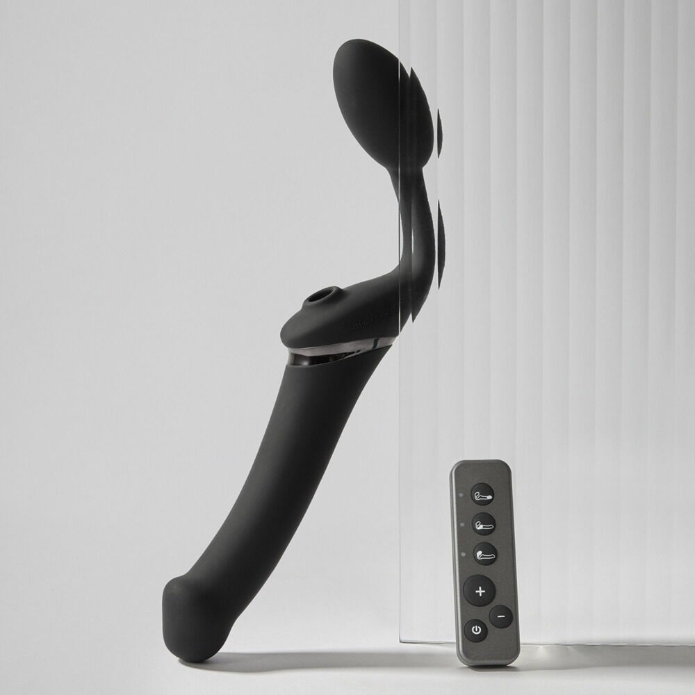 Strapless Strap-on „Multi Orgasm Bendable“ mit 3 Motoren