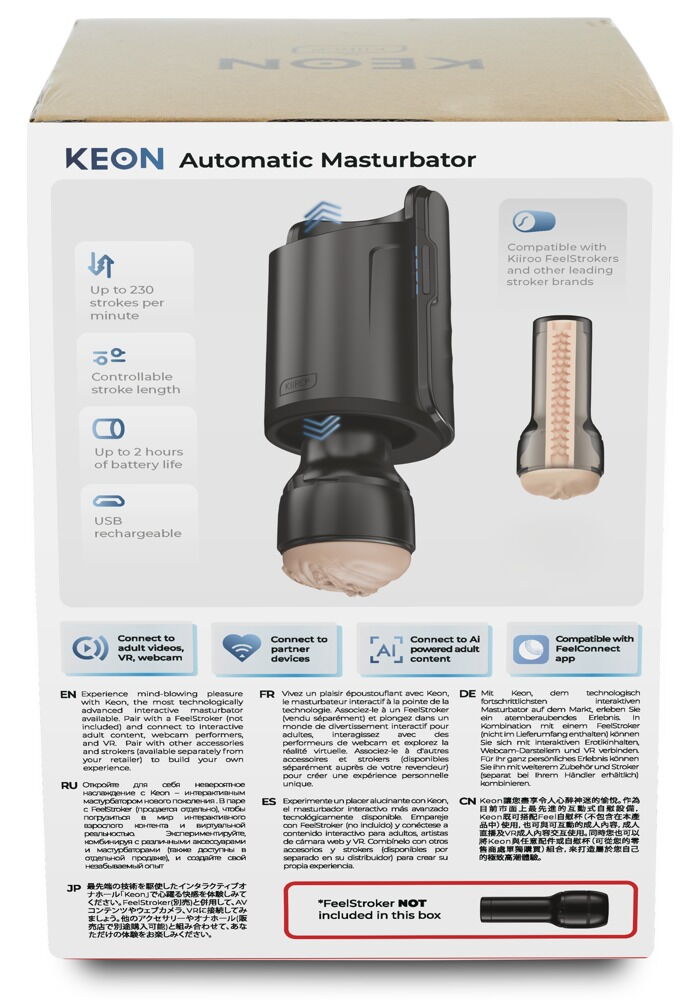 Masturbator-Adapter „Keon WiFi” für FeelStroker-Masturbatoren von Kiiroo