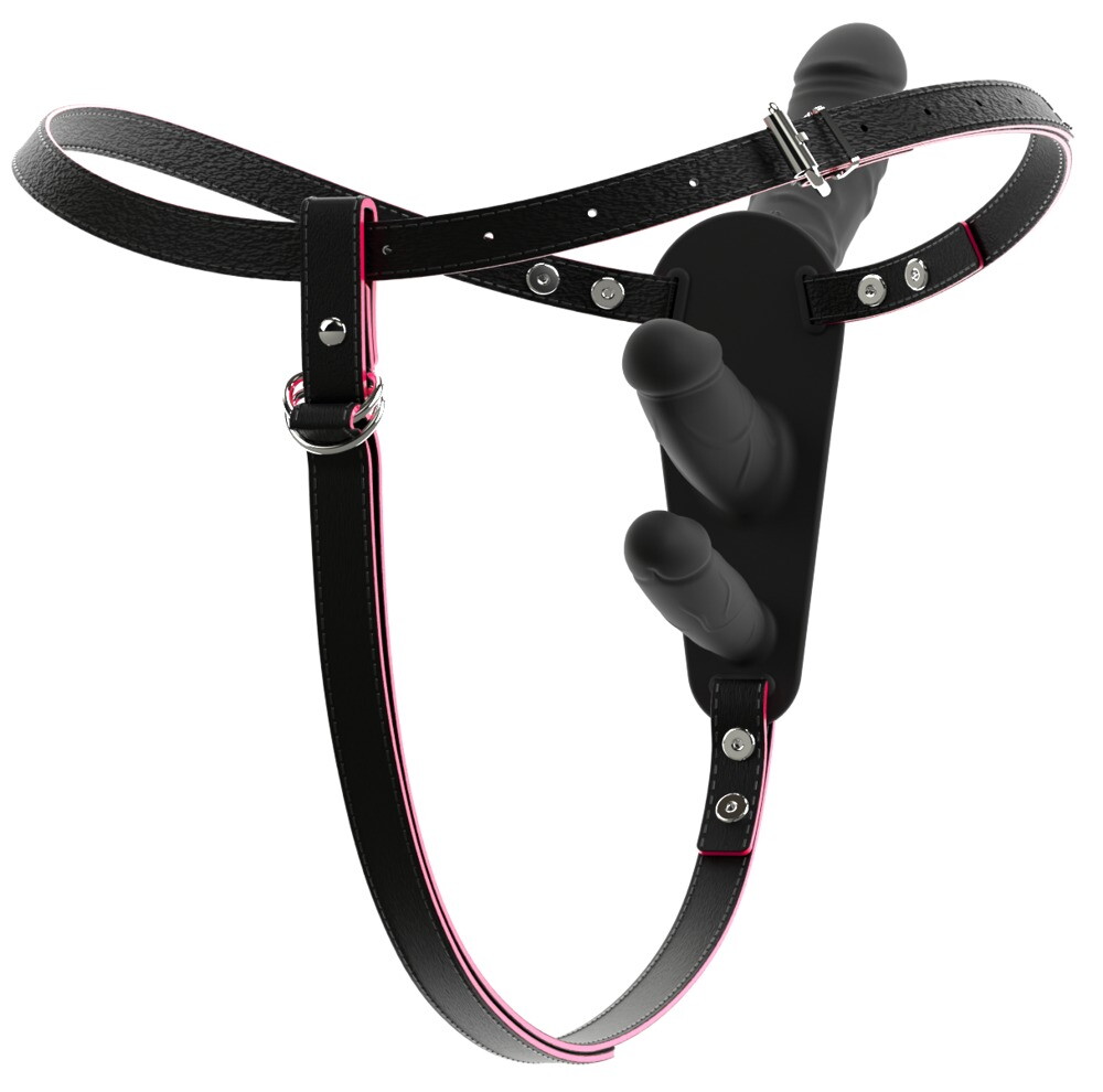 Strap-on „RC Double Inside“ mit 3 Vibratoren