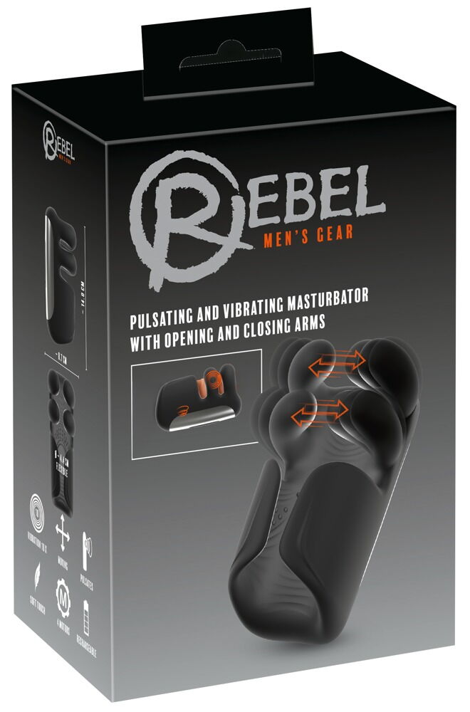 Masturbator mit Pulsation, Vibration & Greifmassage