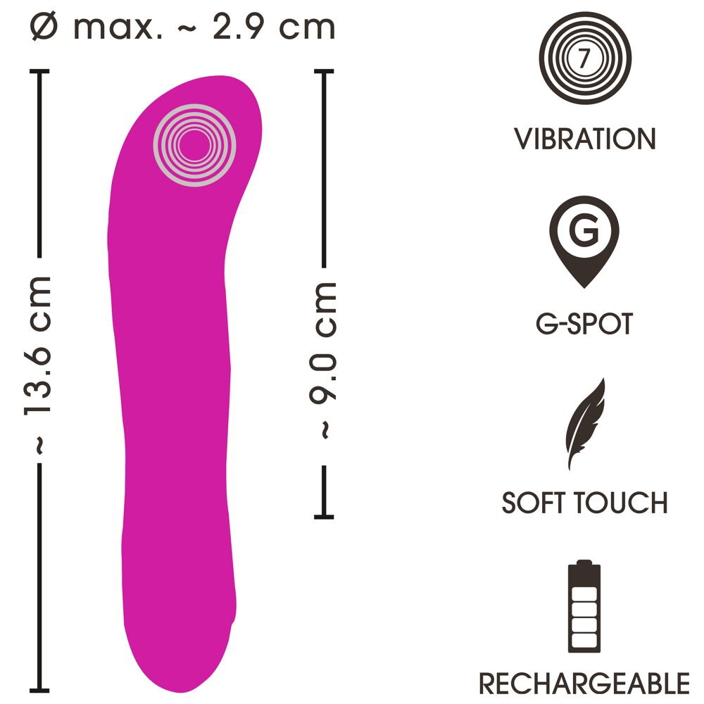Minivibrator „G-Punkt“ mit 7 Vibrationsmodi