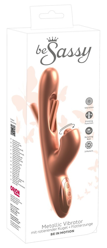 Rabbitvibrator „be in Motion“ mit Flicking Tongue