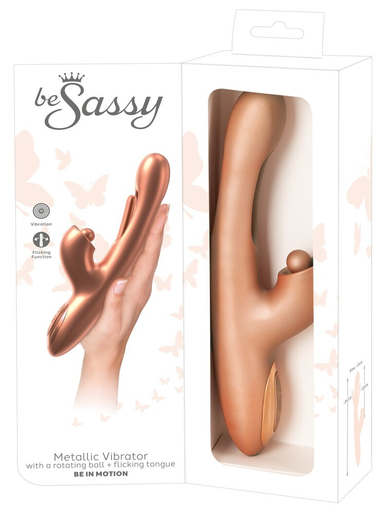 Rabbitvibrator „be in Motion“ mit Flicking Tongue