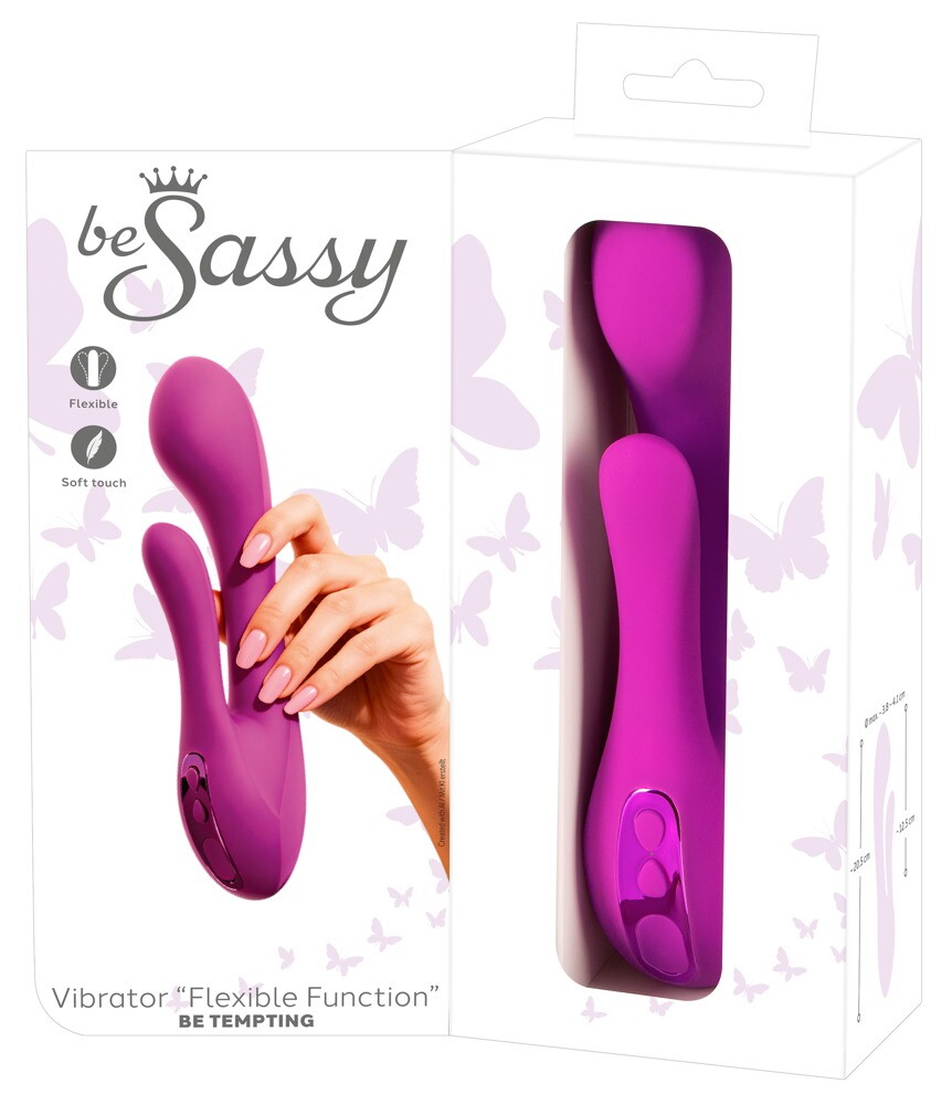 Doppelvibrator „Flexible Function be Temping“ mit 2 x 10 Vibrationsmodi