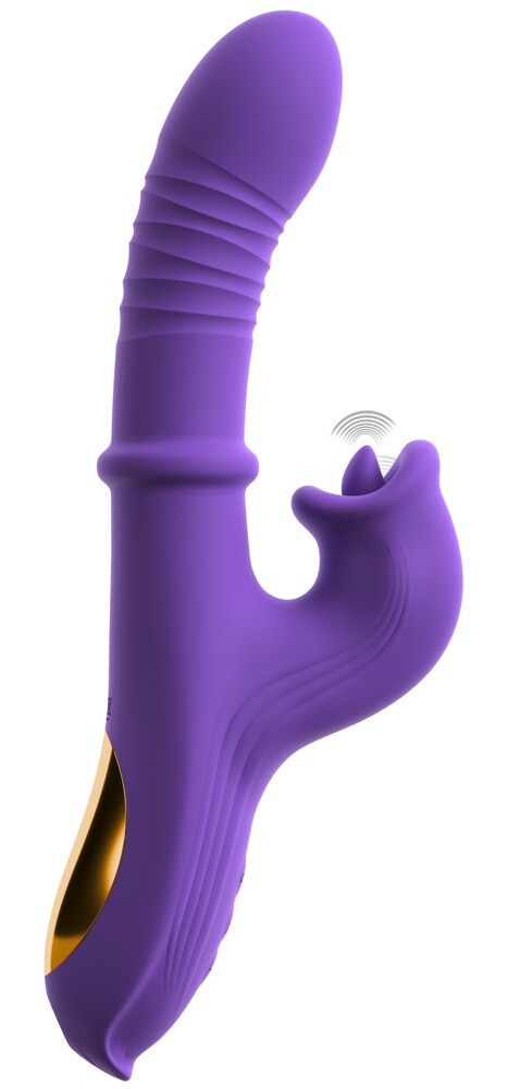 Rabbitvibrator mit Stoßfunktion