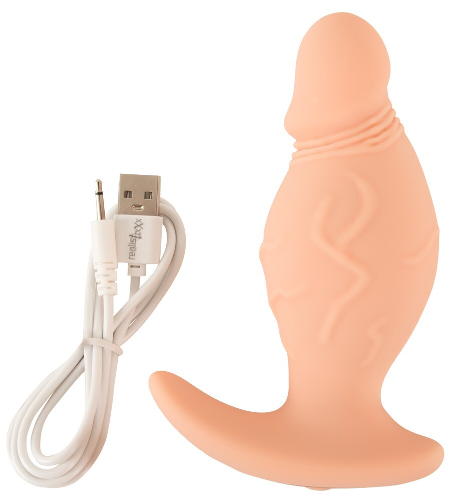 Vibro-Analplug „RealPlug“ mit Rotation