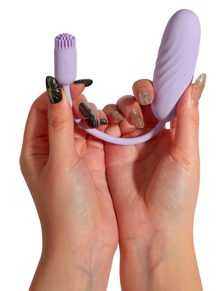 Vibro-Ei „Plume“ mit flexiblem Vibro-Bürstchen