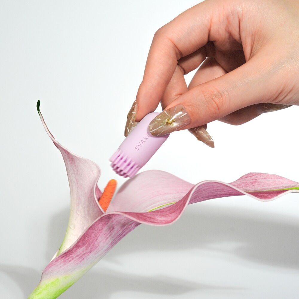 Vibro-Ei „Plume“ mit flexiblem Vibro-Bürstchen