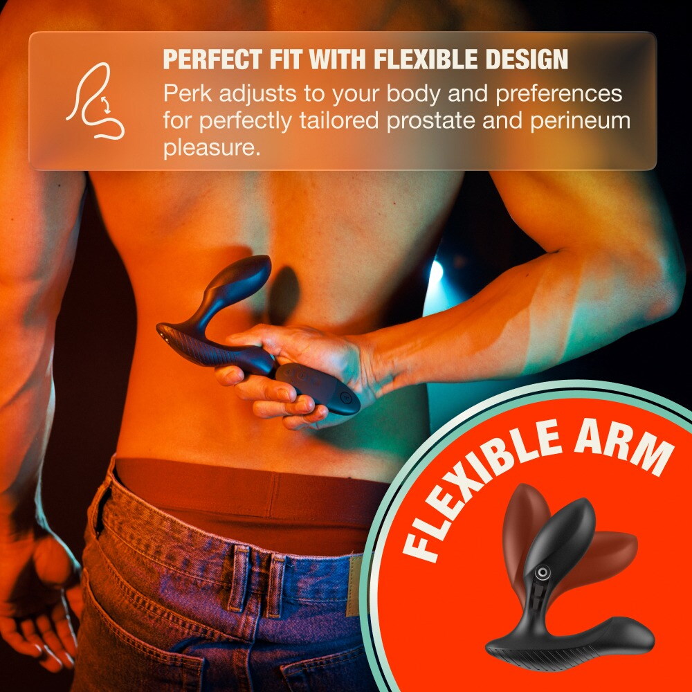 Analvibrator „Perk“ mit Fernbedienung