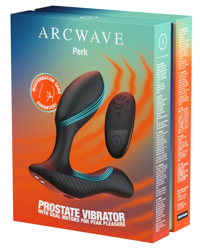 Analvibrator „Perk“ mit Fernbedienung